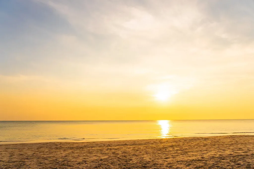 Amanecer en la playa